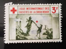 timbre Vignette Ligue Internationale des Société de la Croix-Rouge 3 Francs neuf