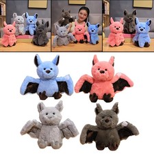Cute Bat Toys Real Life Wildlife Plushie Doll for Child Girls Boys Toddlers