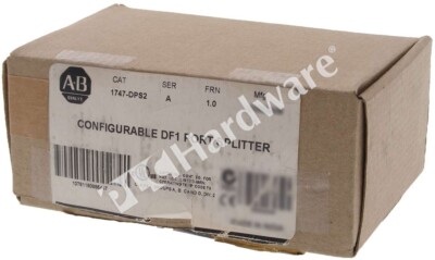 Open Pre-owned Allen Bradley 1747-DPS2 /A Full-Duplex Port Splitter RS-232 DF1