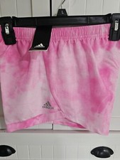 Girls Youth Kids Adidas Shorts NEW Multi Pink Size Large 14