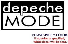 Depeche Mode 2 Metal Graphic Die Cut decal sticker Car Truck Boat window 22"