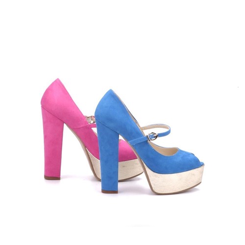 Sandali Celeste Decolte Open Toe Tacchi Spuntati Alti Tata Tacco Heel  Matrimonio | eBay