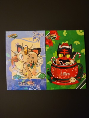 Pokemon Merry Christmas Database Meowth Litten Xmas Lot