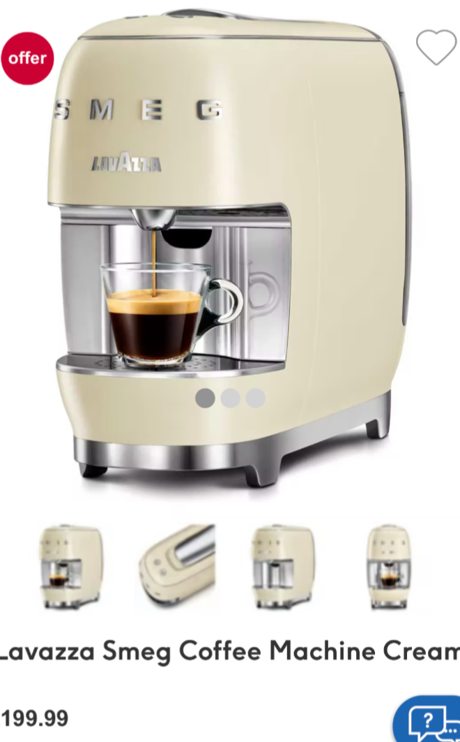lavazza smeg coffee machine eBay
