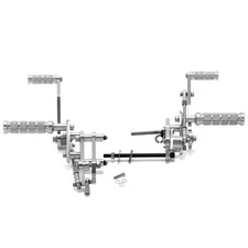 Polished Forward Controls for Honda VTX 1800 VTX1800C VTX1800F 2002-2008