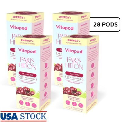 Sugar-Free Energy Pods Natural Caffeine Boost Metabolism Mood Enhance 28 Pods US
