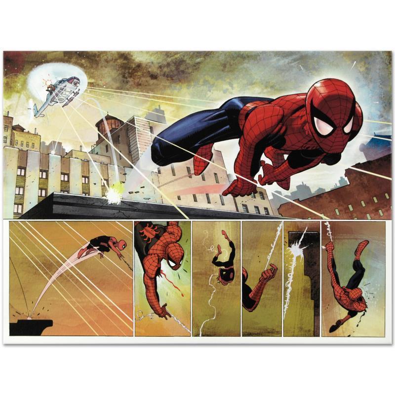 Toile D'art Marvel Spider-Man édition Limitée Numérotée – Œuvre Collectionneur