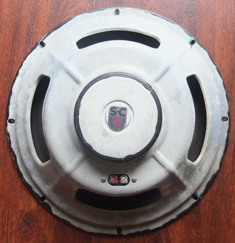 Stromberg-Carlson 12" woofer, c.1965—old cloth patch crack repair—sounds great - Picture 3 of 5