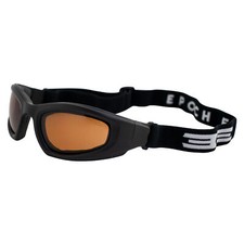 EPOCH Sport Motorcycle Goggles Black with Amber Lens