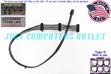    18" Corsair RMx Shift 1200W Mini 6-Pin to Three SATA III Power Cable