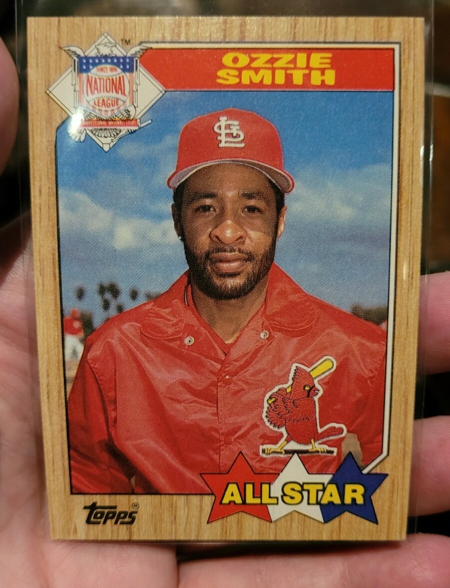 1987 topps ozzie smith all star