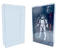 10 x Case Protectors for Star Wars Black Series Action Figures Orange Blue Line