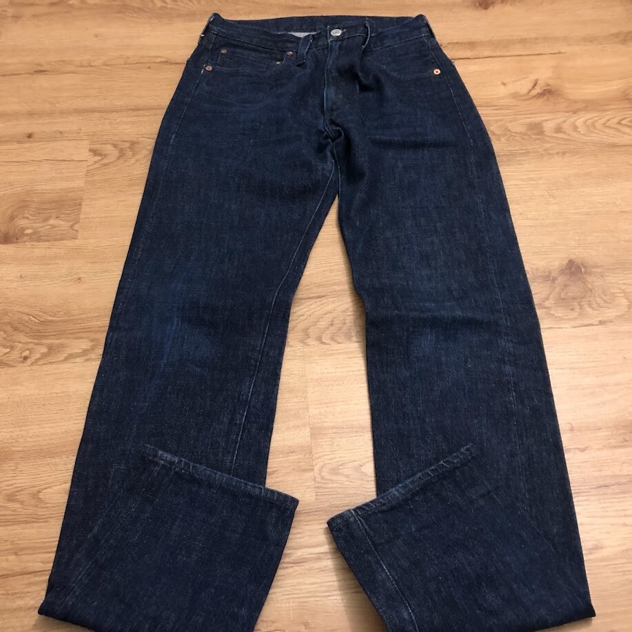 Vintage Levi's 501z XX engineered garments Big E Selvedge Zipper