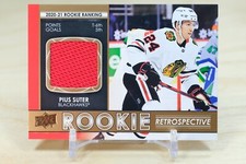2021-22 Upper Deck Rookie Retrospective Jersey #RR-11 Pius Suter - Chicago