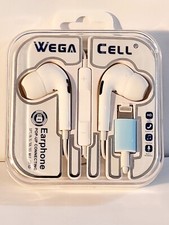 HEADPHONES in Ear Wired iPhone 7/14 Earphones Mic Volume Control Stereo SUPER B