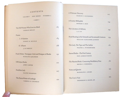The Colophon - New Series - A Quarterly for Bookmen Autumn 1935 Number 2 Vol. 1 - Picture 4 of 6