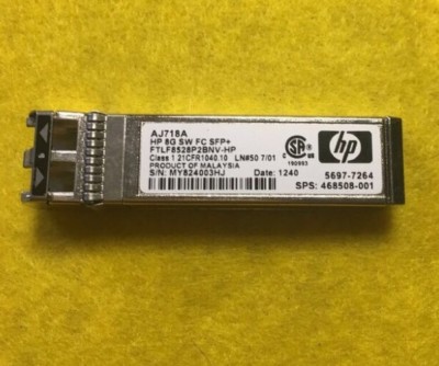 HP AJ718A 8G SW FC SFP+ FTLF8528P2BNV-HP 5697-7264