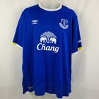 Everton Soccer Jersey Football Club Kerry England Umbro Blue SS Shirt Mens 2XL