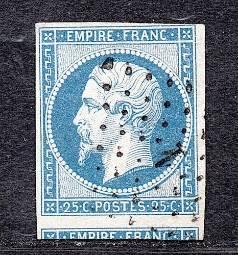 + TIMBRE NAPOLEON No15 COTE 300E / SIGNE CALVES / 25c EMPIRE / RARE GRAND LUXE - Imagen 1 de 2