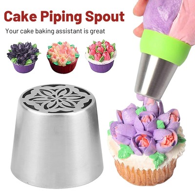 Piping Bag Decorating Tip Piping Nozzles Amazon Silver Acrylic