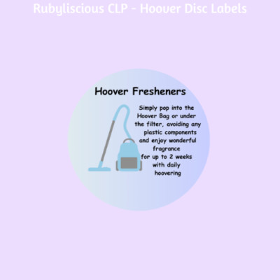 Hoover Disc Instruction Label/Sticker - 37mm - 35 Labels per sheet FREE ...