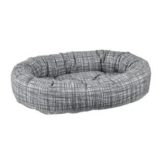 Bowsers Pet MicroJacquard TRIBECA Donut Bolstered Nesting Dog Bed — Sizes S-XXL