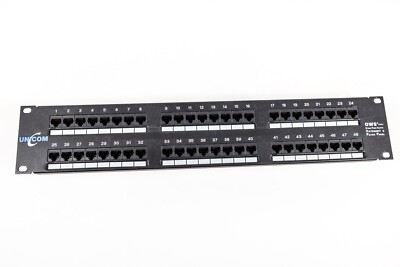 Unicom OWS+ 2000 Cat5 48 Port Patch Panel
