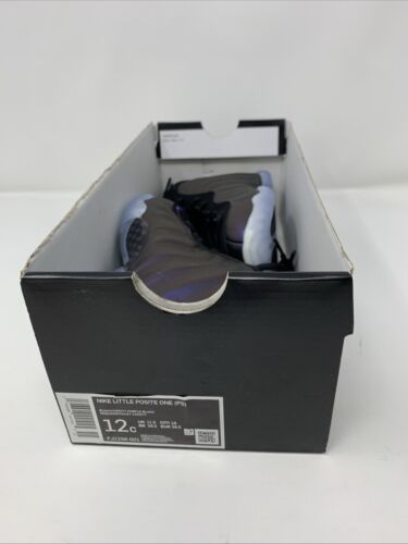 Nike Little Foamposite One Eggplant Purple Sneakers, Size 12c BNIB FJ1256-001 - Picture 8 of 8
