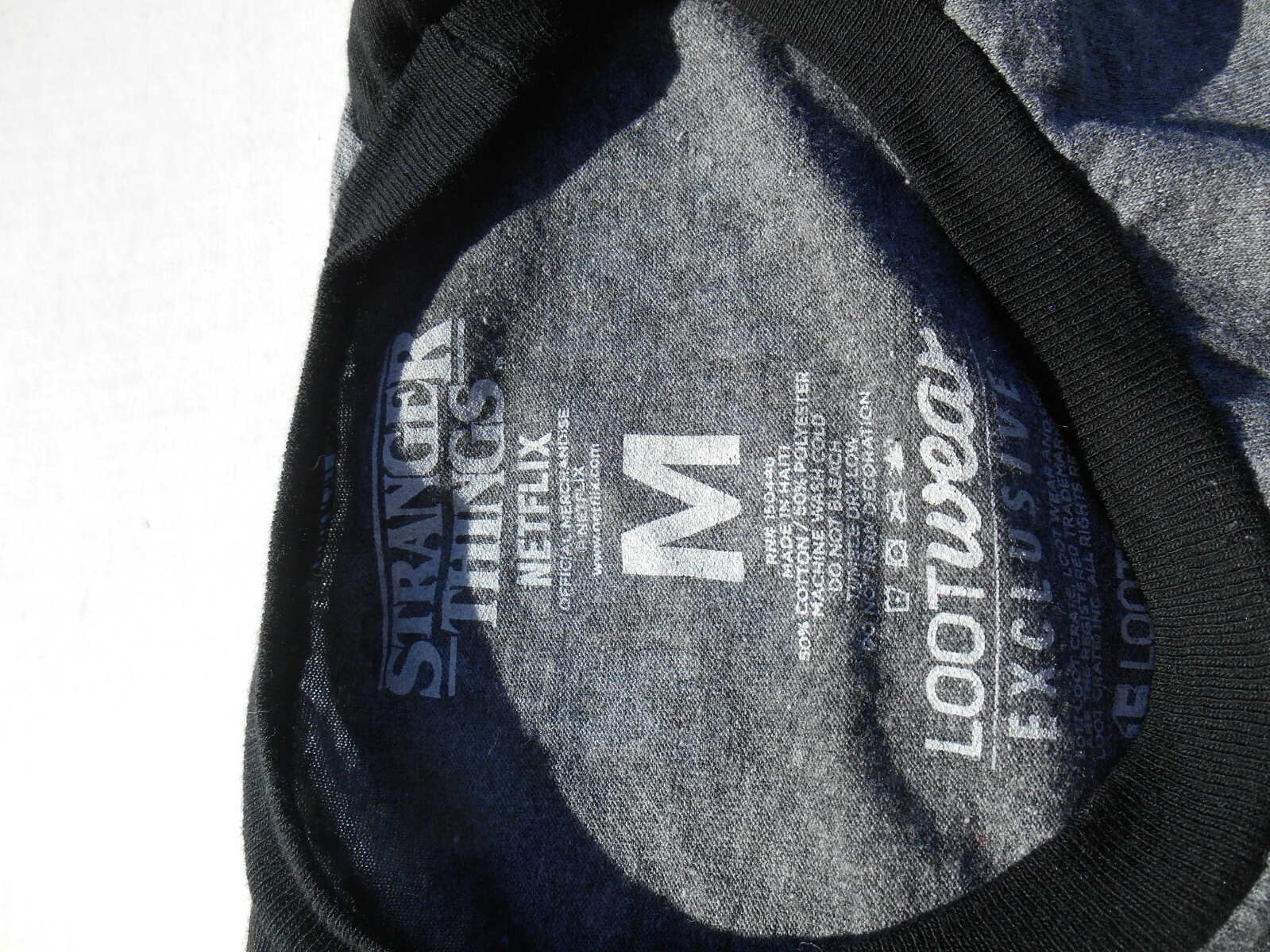 Stranger Things Upside Down Baseball T Shirt Size… - image 5