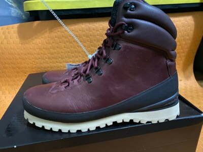 The North Face Cryos Hiker Boot Black Leather Warm Boots $400, Sz 11 NIB! Italy