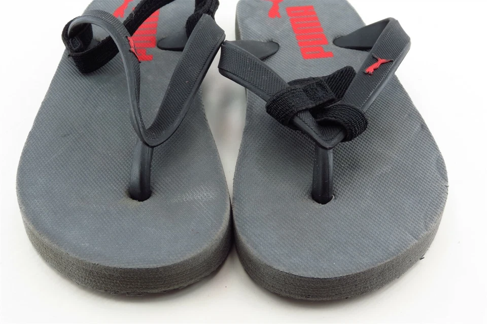 Chanclas sintéticas unisex gris medio unisex PUMA para niños pequeños talla 10-11 Foto 2 de 4