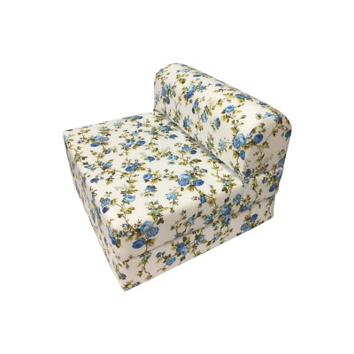 Sleeper Chair Folding Foam Beds, Portable Bed Sit Sleep 6 x32 x 70 Rose Blue