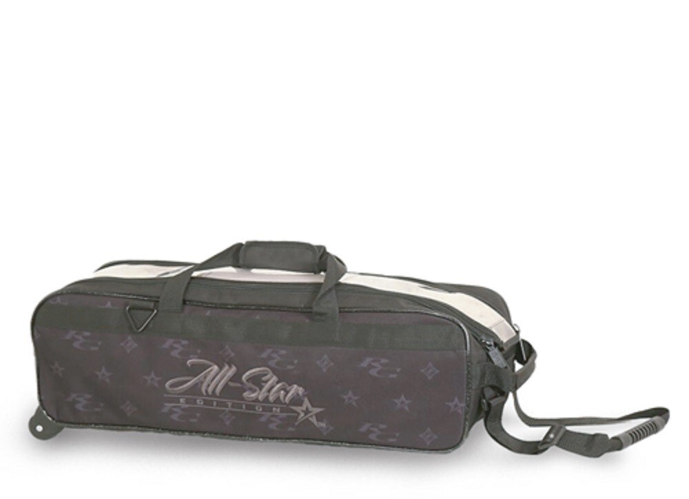 Roto Grip 3 Ball Tournament Tote Bowling Bag with Tow Wheels BLACKOUT