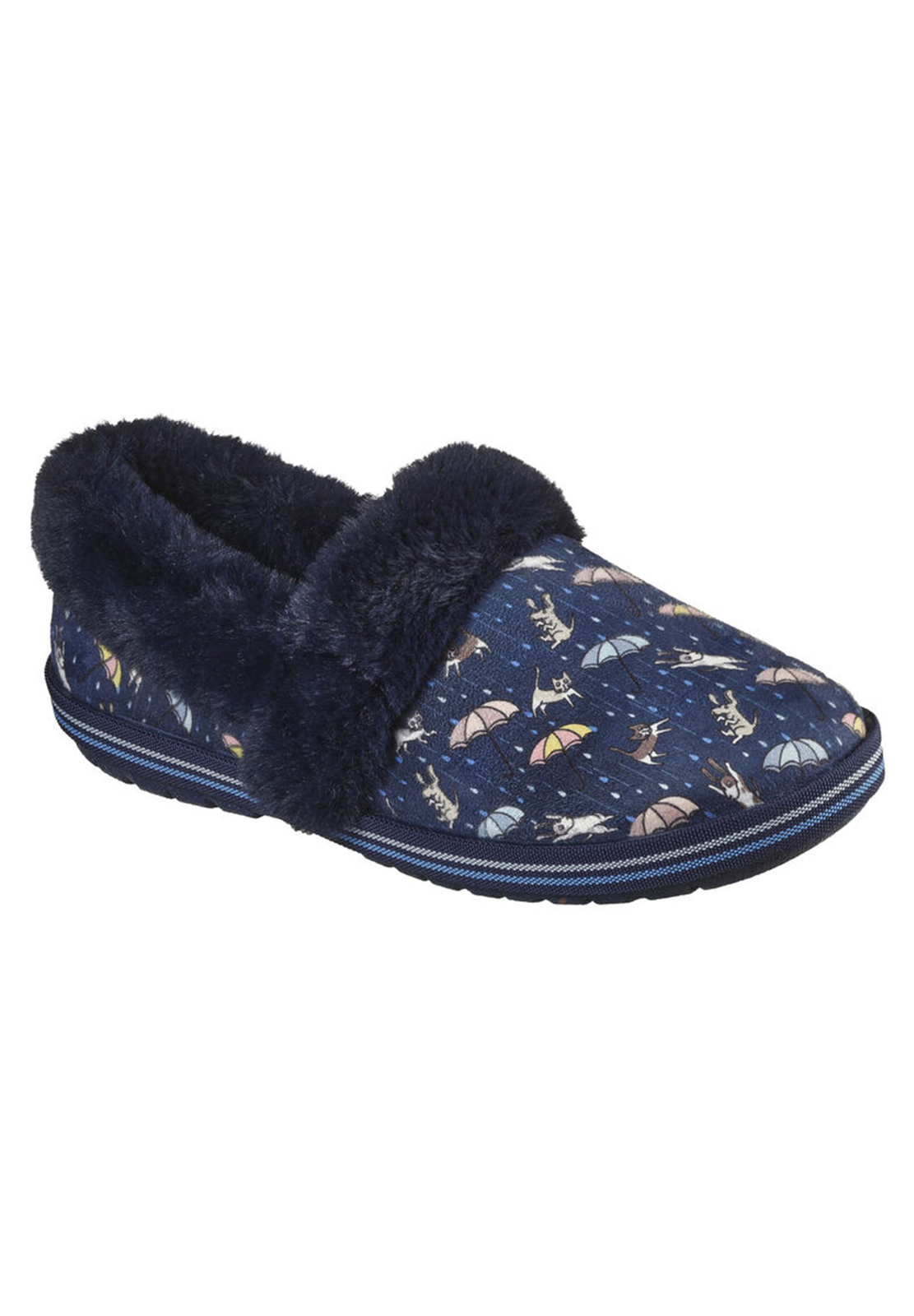 SKECHERS Mujer BOBS TOO COZY - MOVIE NIGHT Zapatillas de Estar por Casa 113486