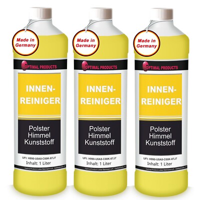 Innenreiniger 3 X 1 Liter Polster Himmel Flecken Innen Reiniger