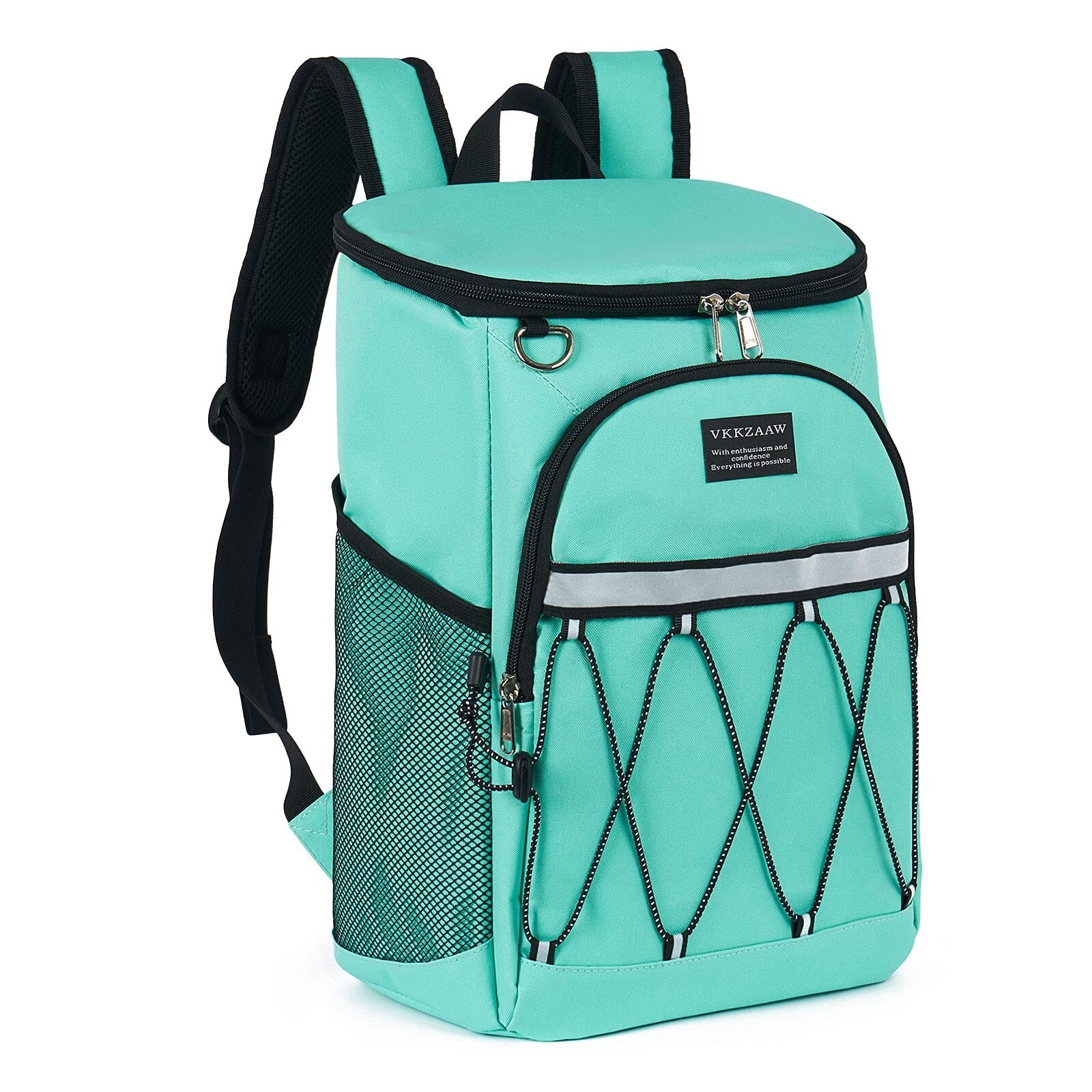 Insulated Leak-Proof Backpack Cooler Holds 26 Cans for Beach Camping Men Women-image