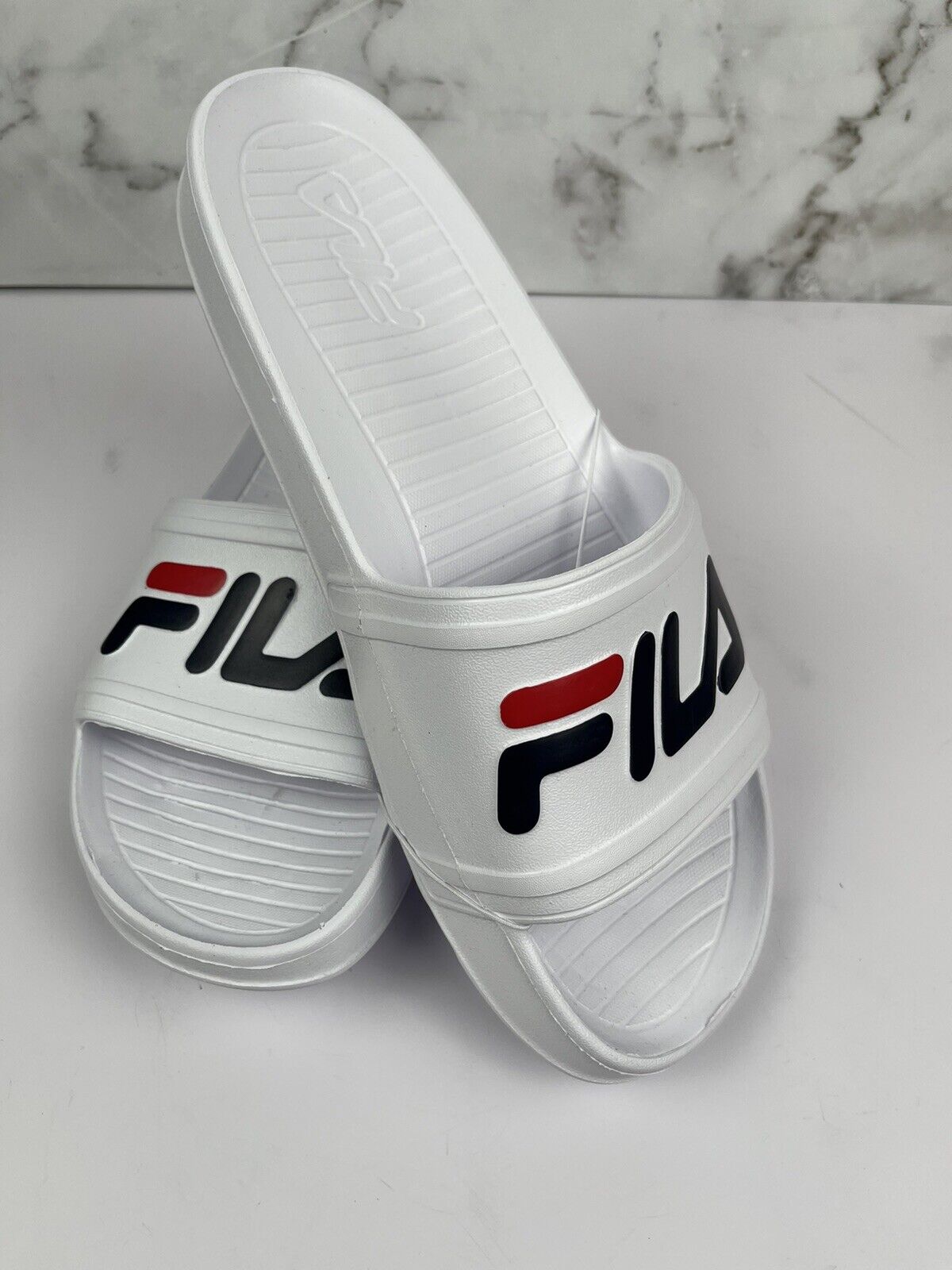 Fila Size: 11 White Slides | eBay