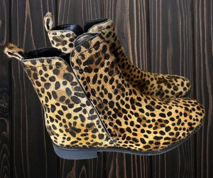 leopard booties amazon