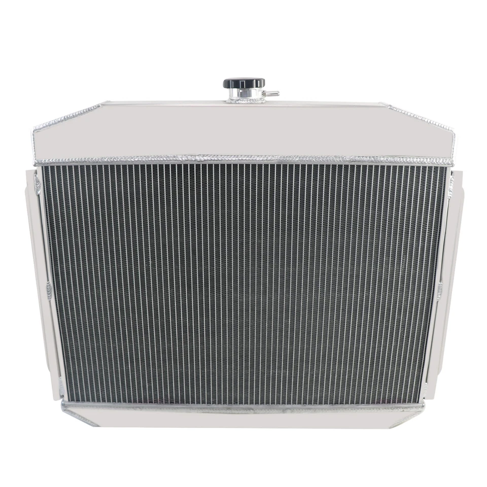 3 ROW Aluminum Radiator for 1961-1964 1962 Ford F100 F250 F350 Pickup Trucks V8 Foto 3 de 4