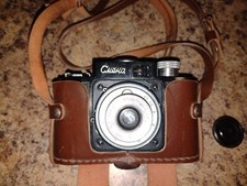 Vintage 1950s Lomography Smena 35mm USSR Soviet Russian Camera leather case