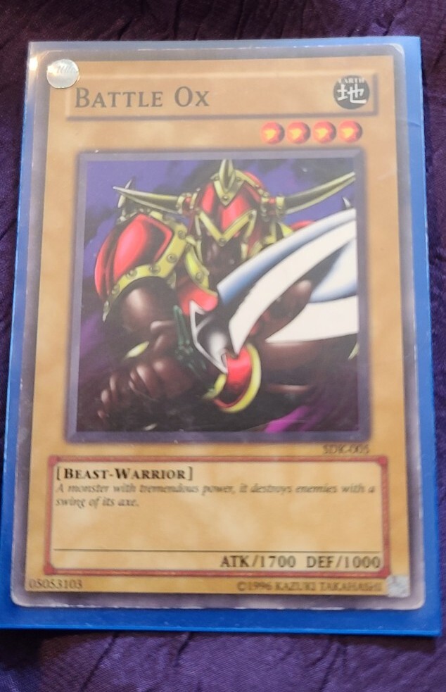 battle ox yugioh card Yu-Gi-Oh If a Beast MTGNexus - Enraged Battle Ox