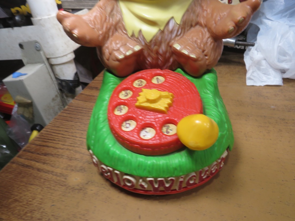 STAR WARS Hello Wicket Ewok Phone Toy Kenner Vintage 1984 Base
