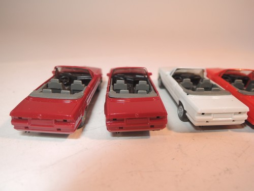 ++ V63 1/87 Herpa BMW 4x Cabrio 3er E30 + 2x Z1 ohne Lampeneinsätze/Stoßstangen - Picture 4 of 6