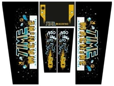Data East Time Machine Pinball Machine CABINET Decal Set