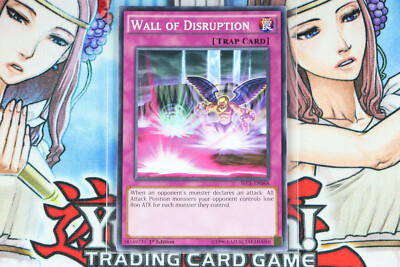 yugioh disruption cards Yugioh Trap Card Wall of Disruption SECE-EN068 1st Edition Common