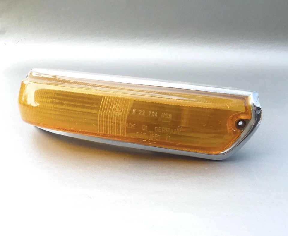 BMW 2002 Ti Tii Left Front Signal Light 1968 -74 Driver Side Lens US Spec Model - Изображение 4 из 4