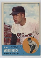 1963 Topps Semi-High # Hal Woodeshick #517 0z0n