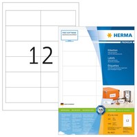 Herma Universal Etiketten Premium 97,0 X 42,3 Mm Weiß 2.400 Etiketten