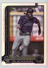 2025 Topps Series 1 Rainbow Foilboard Charlie Blackmon #311 1oa8