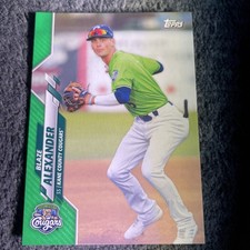 2020 Topps Pro Debut - Blaze Alexander #PD-7 Green /99 (RC)